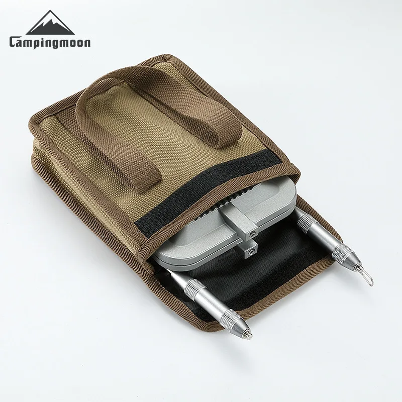 

TT-1315-B утолщенная холщовая износостойкая сумка для противня для сэндвичей, ручная сумка для хранения горшка для кемпинга на открытом воздухе