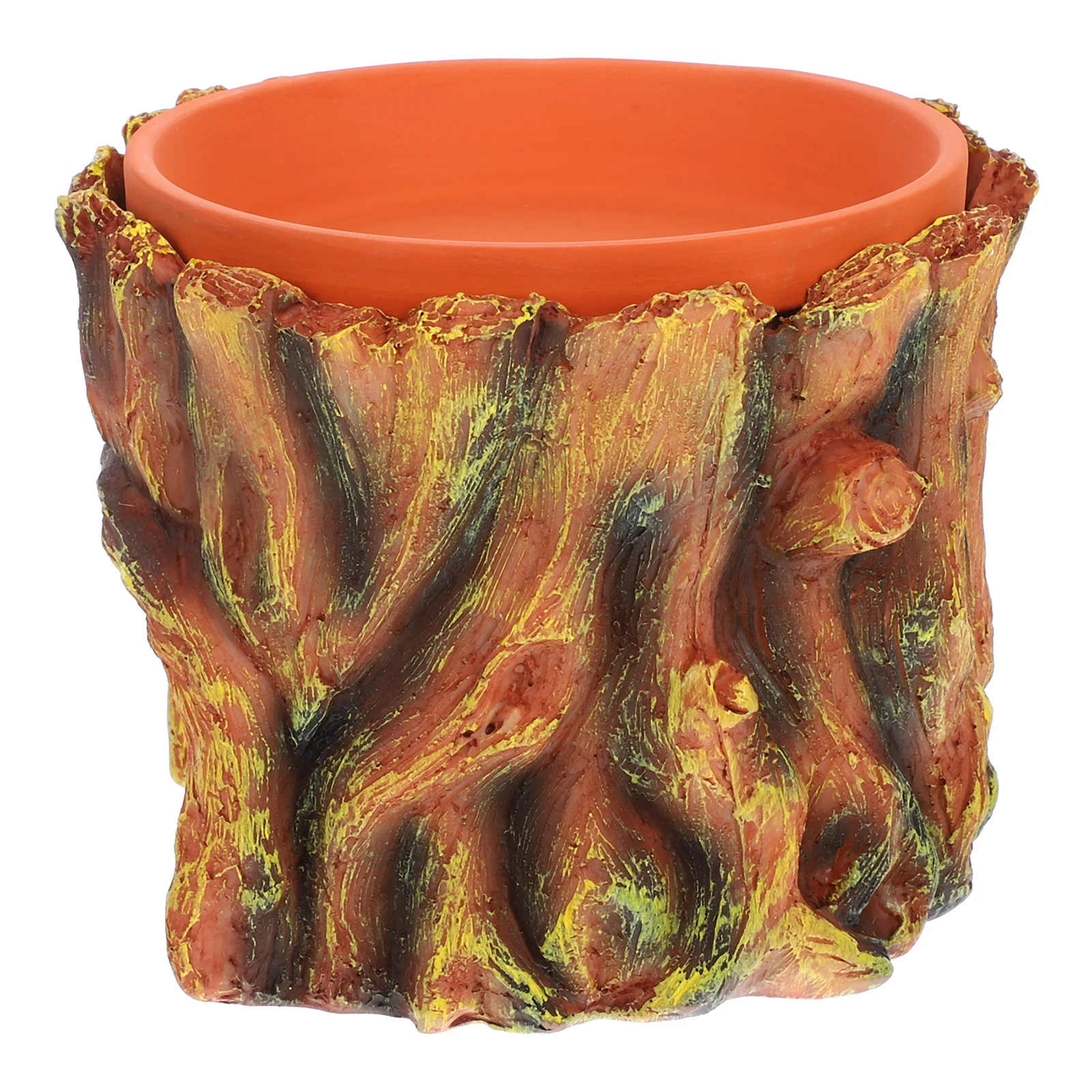 

Lizard Hideout Hideout Cave Humid Hide Gecko Humidity Hide Resin Reptile Cave Fish Tank Decoration Spacious Safe Shelter For