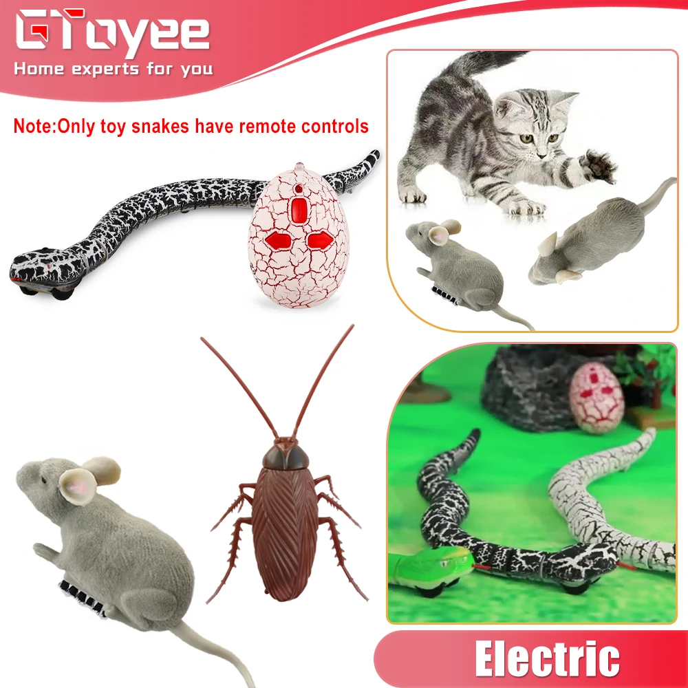 Smart Sensing Interactive Cat Toys Mini Electronic Vibration Cockroach Mouse USB Charging Accessories Kitten Toy for Pet Dog Toy