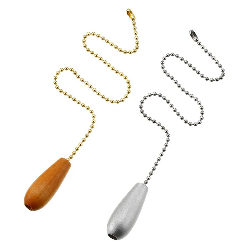 

12-компонентная цепь потолочного вентилятора тянет деревянную тянущую цепь удлинительную тянущую цепь для потолочного светильника, лампы, цепь вентилятора-ABQU