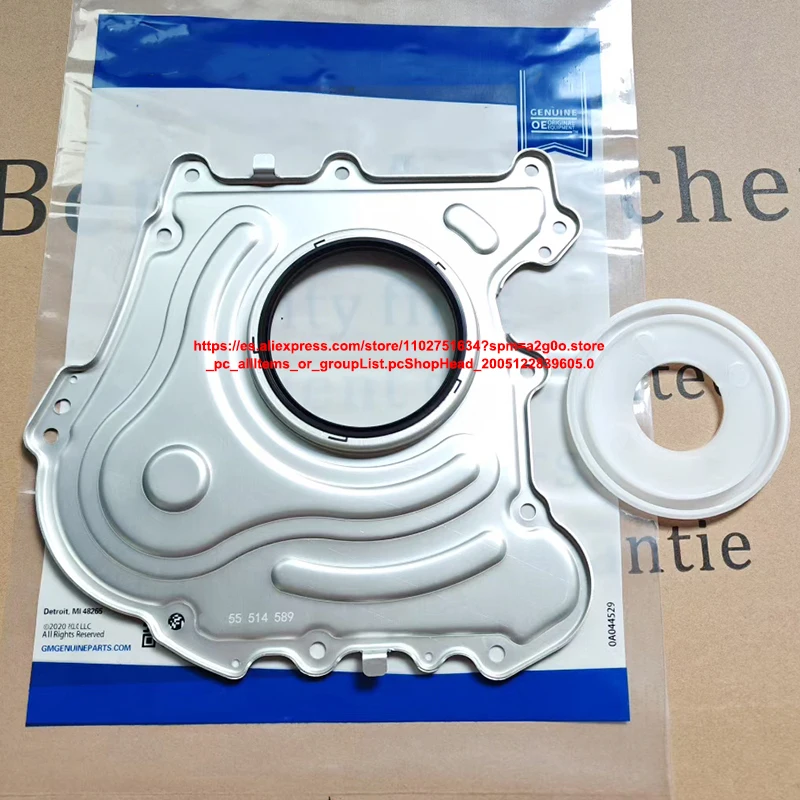 1PCS Crankshaft Oil Seal Housing OEM# 55514589 for Chevrolet Onix Trailblazer Opel 1.2L Encore GX Trailblazer