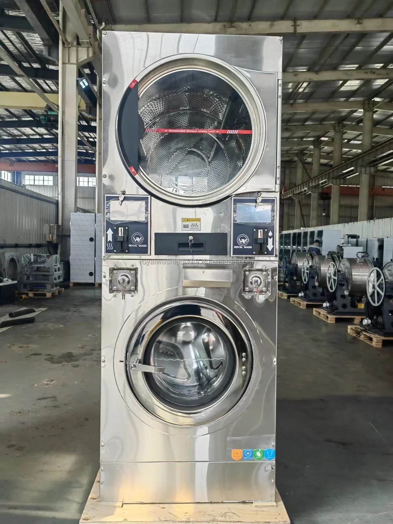 16kg/22kg Commercial laundry equipment  Coin Operated dryer machine  washing machine with dryer  for Laundromat Self Service