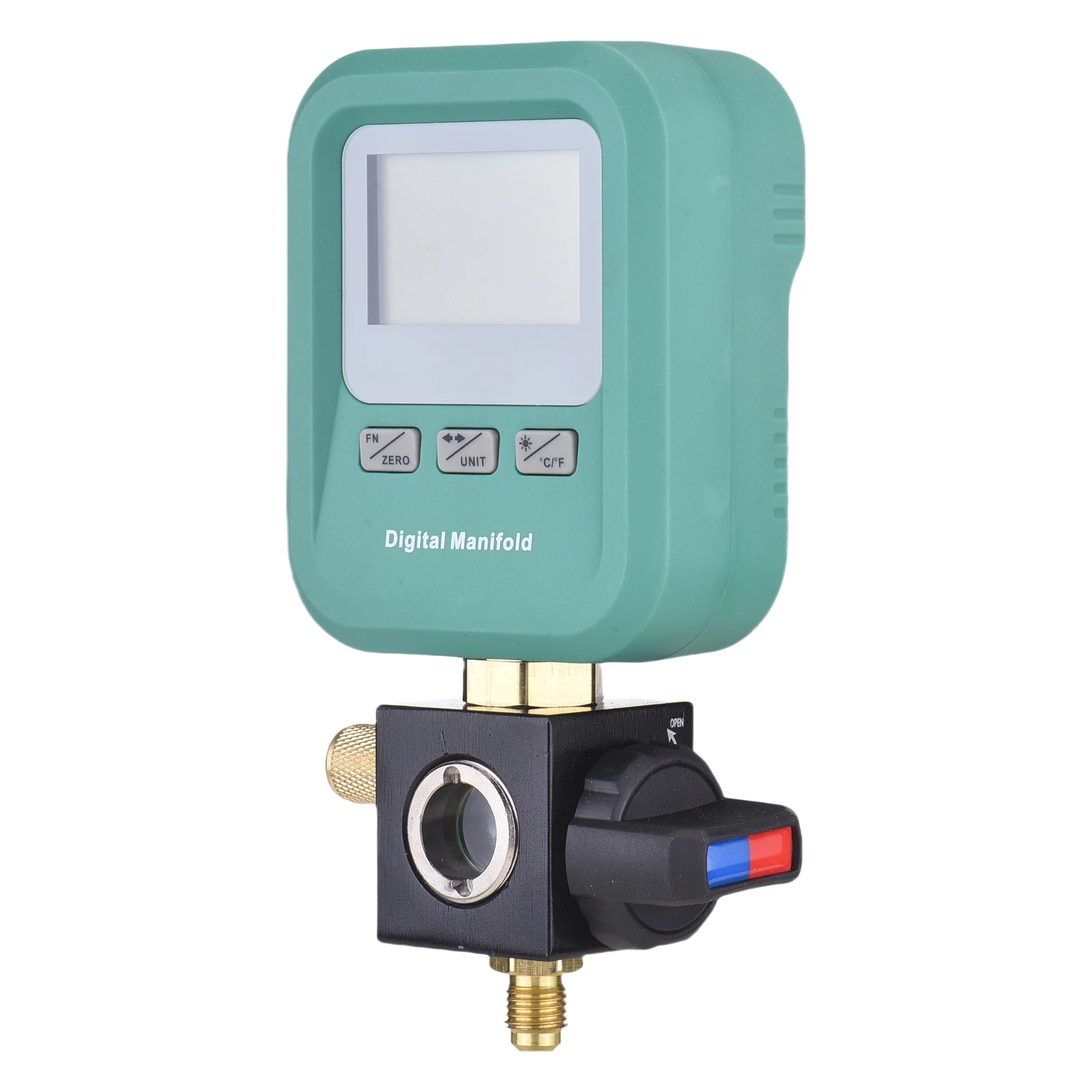 DY519 Digital Pressure Gauge For Automotive Air Conditioning Repair Testing Meter With Backlit LCD Screen