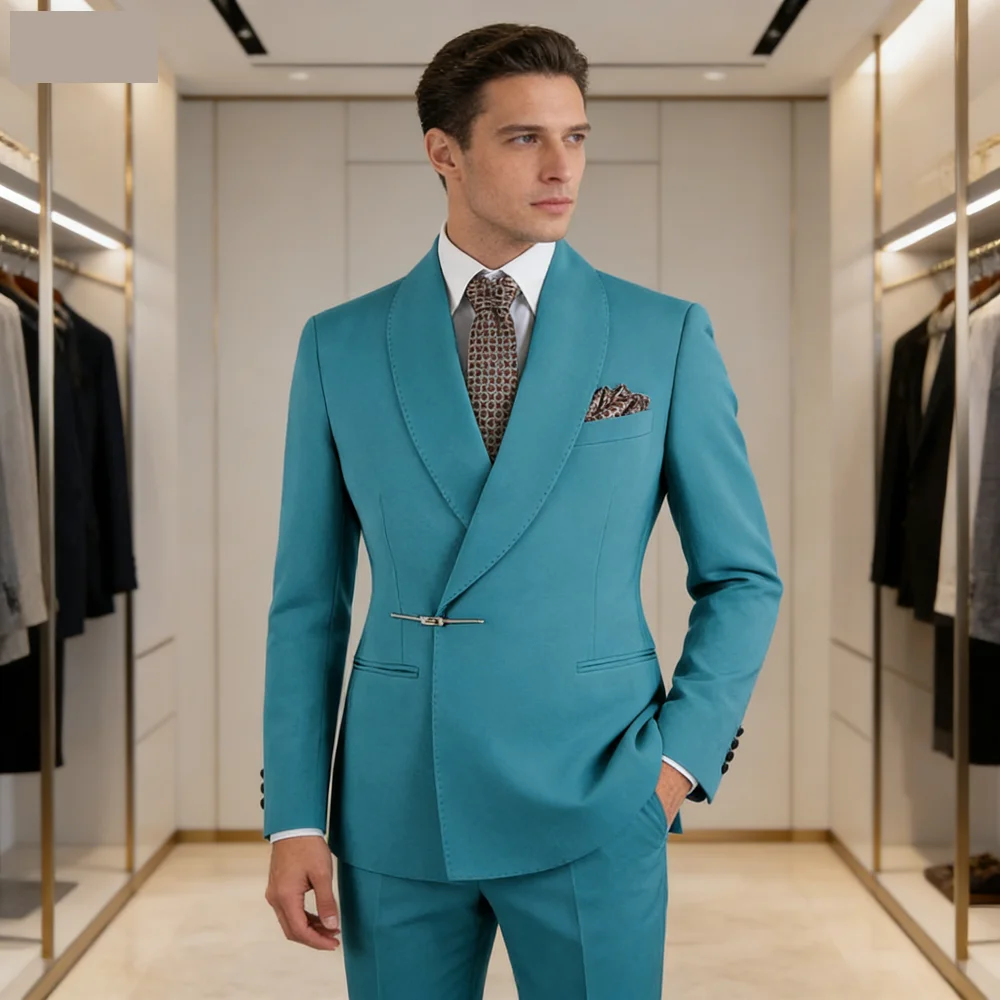 Men's Breasted Tuxe…