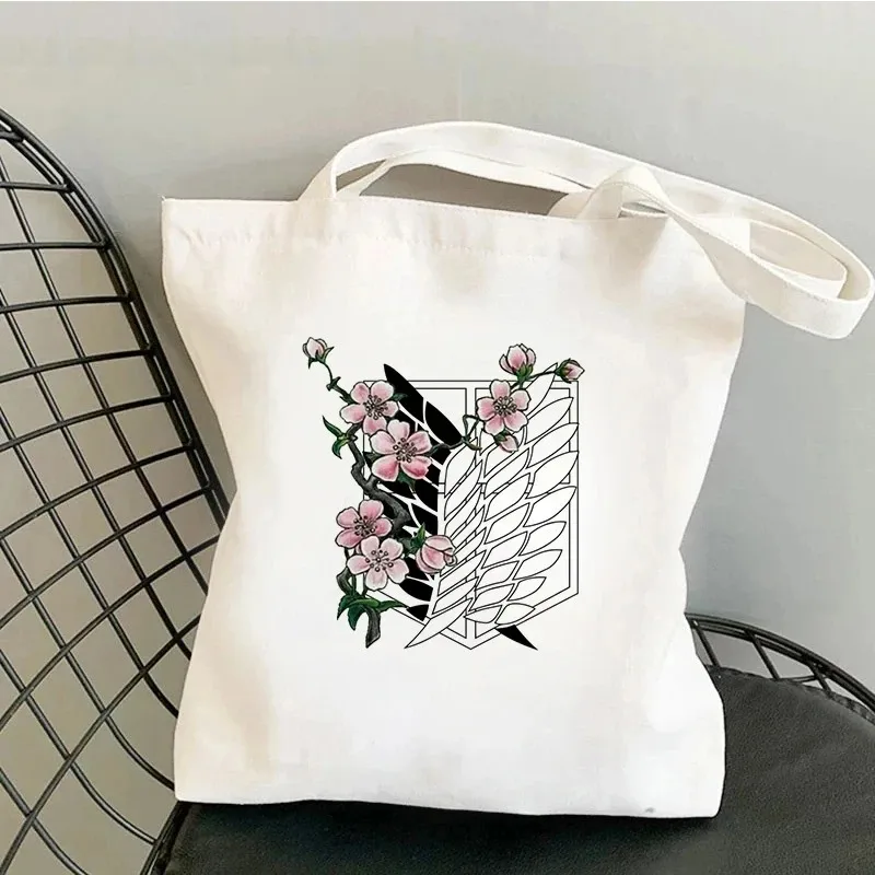 2026 Attack Giant Edition Tobey Bag - Handbag for Shopping - Women's Canvas Shoulder Bag