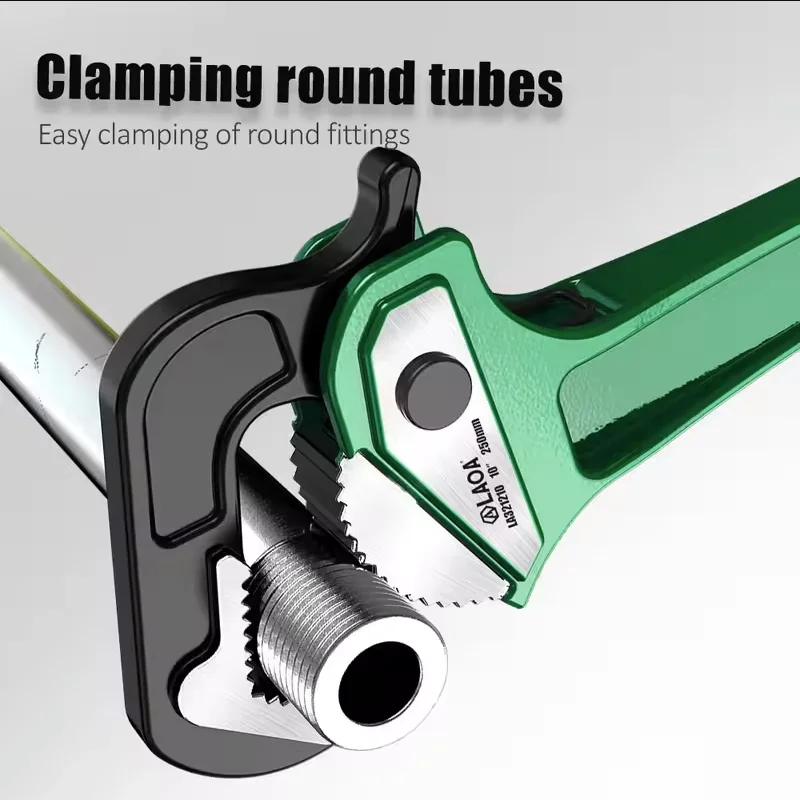 

LAOA Heavy-duty fast pipe pliers, multi-function pipe pliers, universal pipe pliers, no need to adjust polygonal pipe pliers