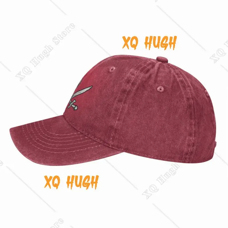 Custom Cotton Jolly Roger Skull And Cross Bones Baseball Cap Outdoor Men Women's Adjustable Dad Hat