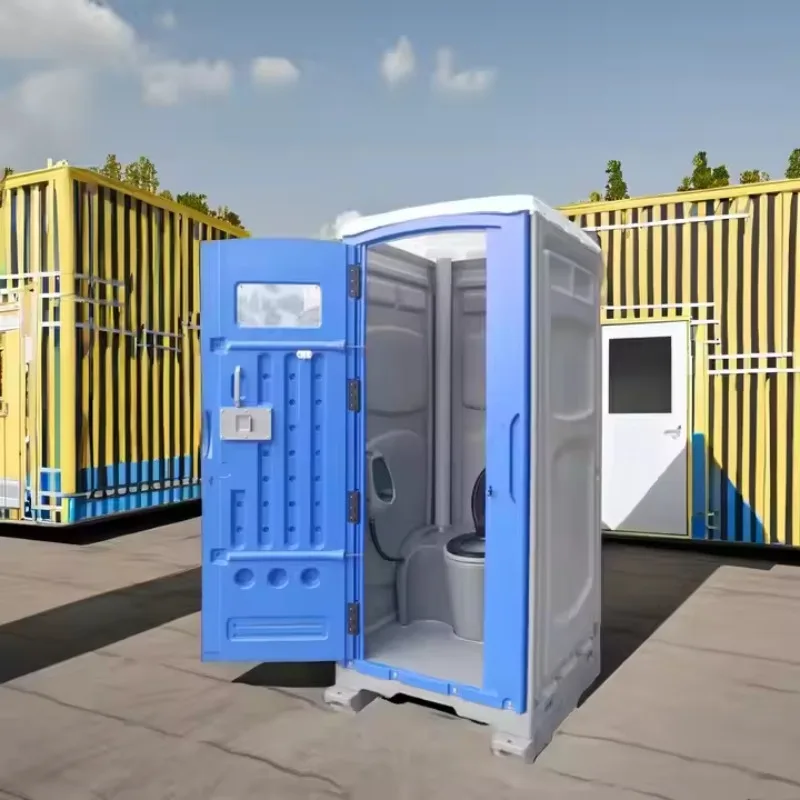 

Good Quality Portable HDPE Mobile Toilet Modern Design Prefabricated Plastic Durable for Outdoor Camping Easy to Clean
