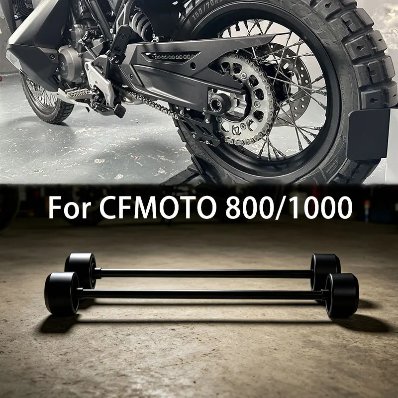 For CFMOTO 800MT 800NK 1000MT-X Motorcycle Axle Wheel Crash Sliders 800MT Guard Swingarm Spool Spindle Stand Falling Protection