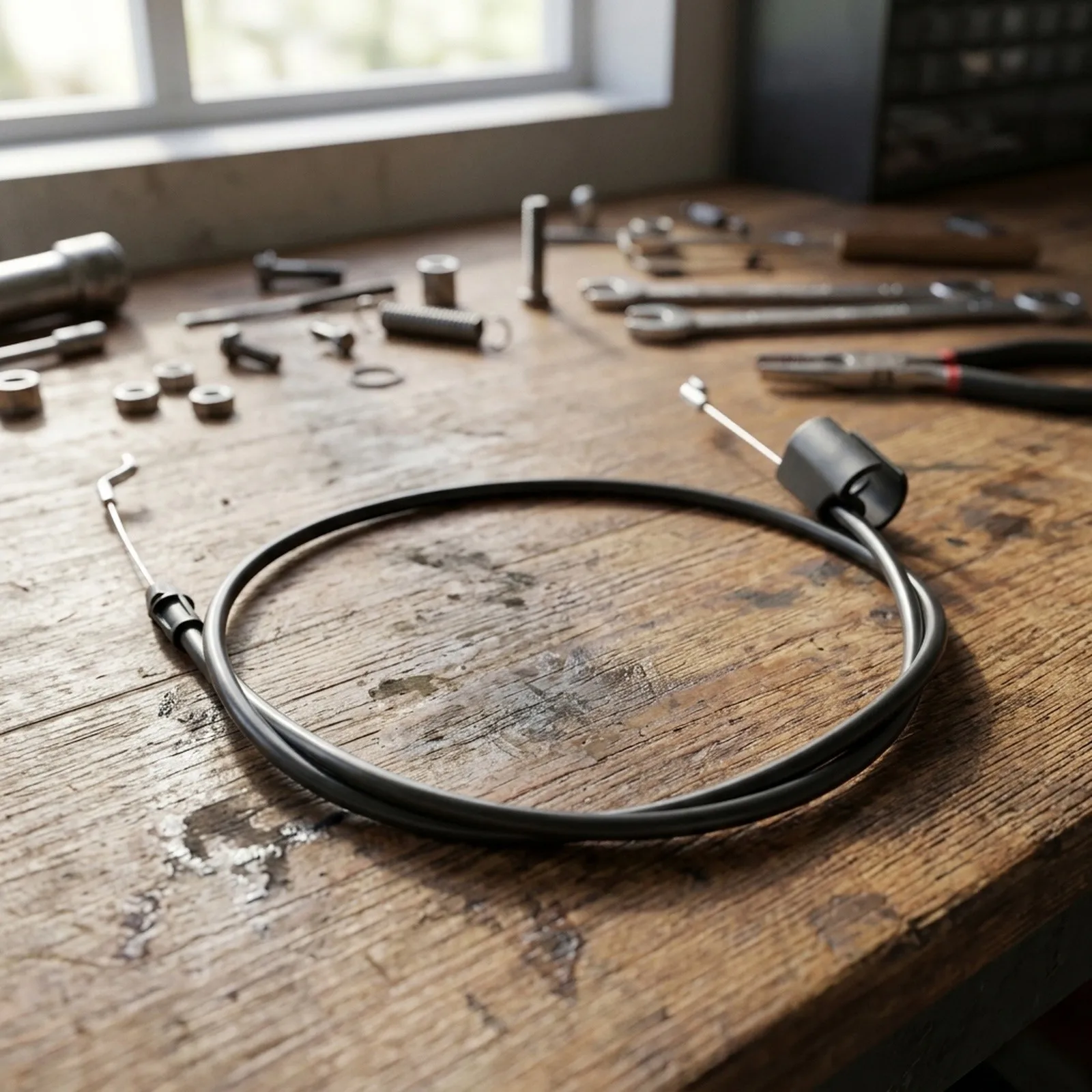 For Mowing for Lawn Mower Engine Cable Engine Area Control Cable Durability Easy To Install Improved Mower Functionality