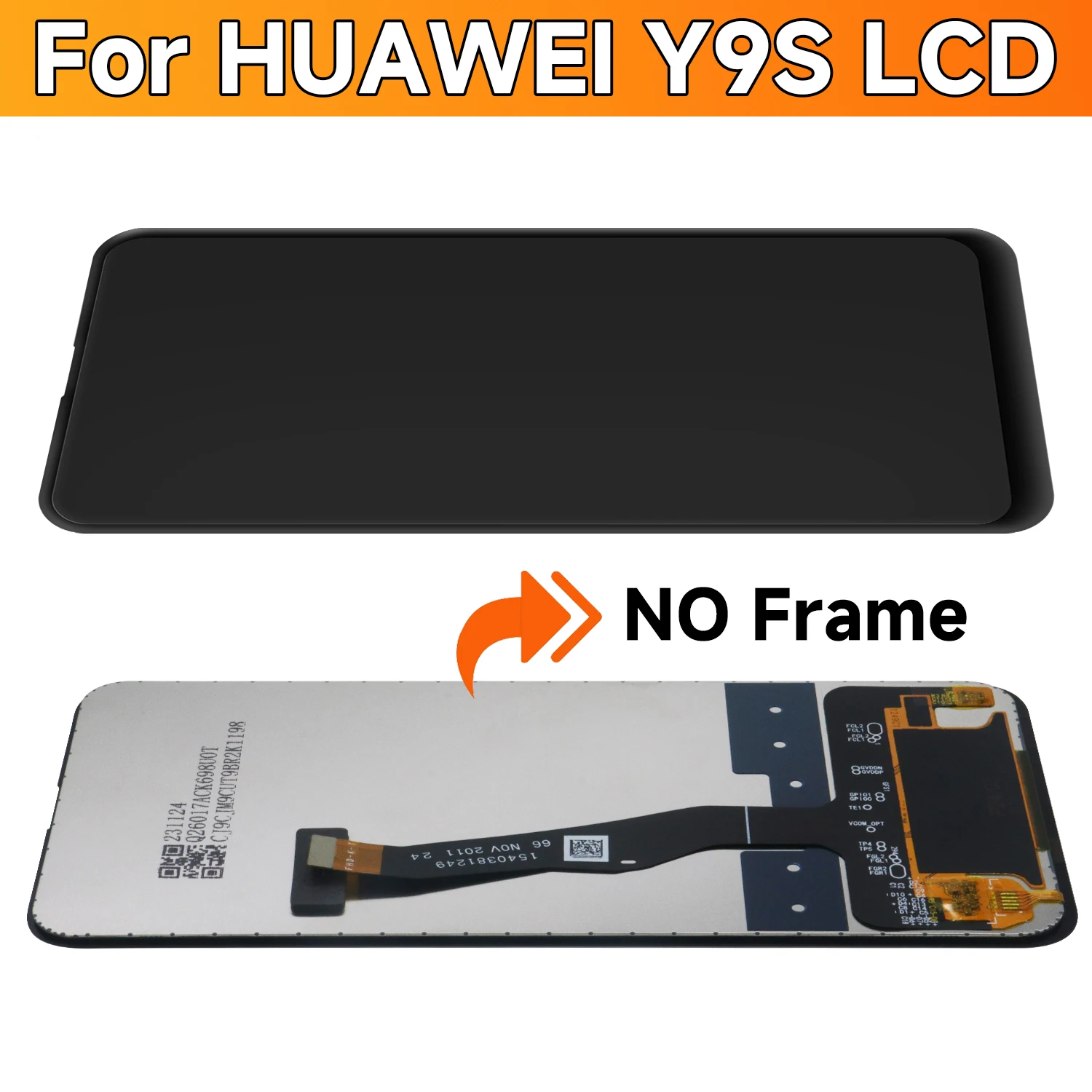 High Quality For Huawei Y9S LCD Display Digitizer Assembly Touch Screen Apply to For Huawei Y9 s STK-L21 STK-LX3 STK-L22 Lcd