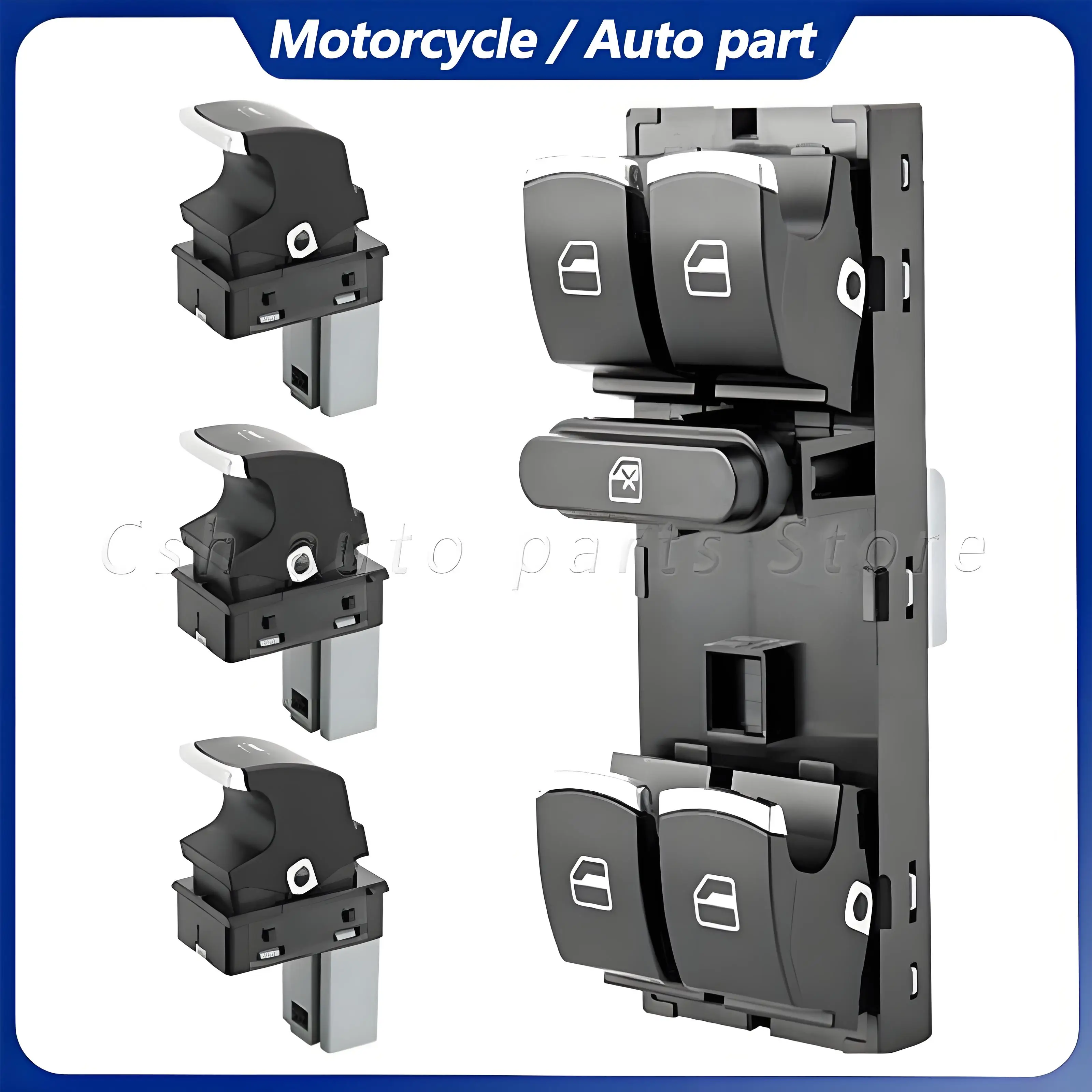 

3 pcs 5ND959855 Car glass window single control switch button for VW GOLF MK6 JETTA PASSAT B7 TIGUAN TOURAN TOUAREG 5ND959857