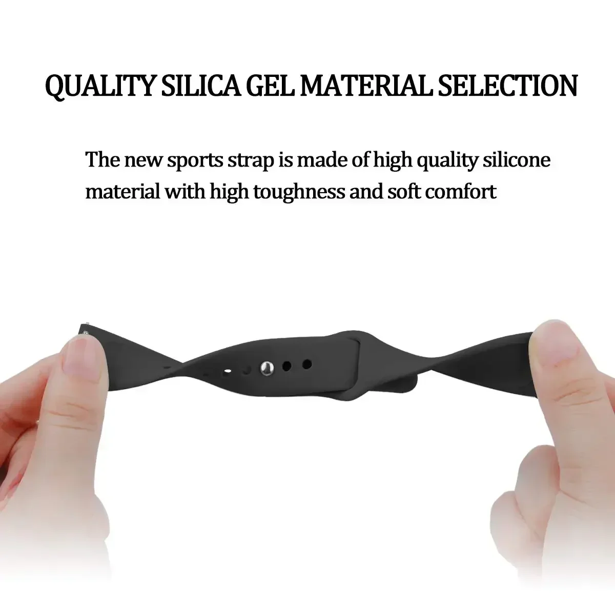 Silicone Band for Amazfit Bip 6 5 Bip6 Strap Smart Watch Quick 22mm Breathable Wrist Wristband for Amazfit Bip6 Accessories image 3