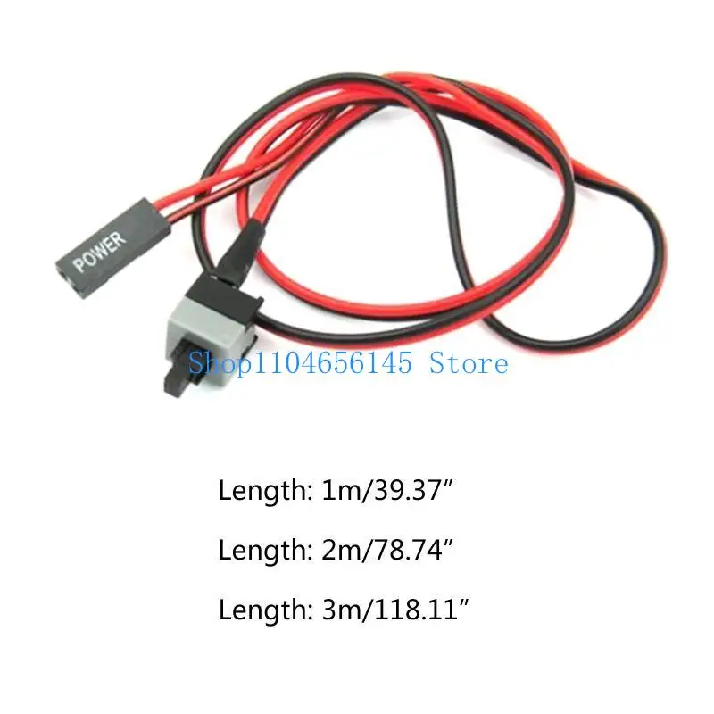 Computer Motherboard Power Cable Switch on/Off/Reset Button Replacement Computer Components 1M/2M/for 3M Length