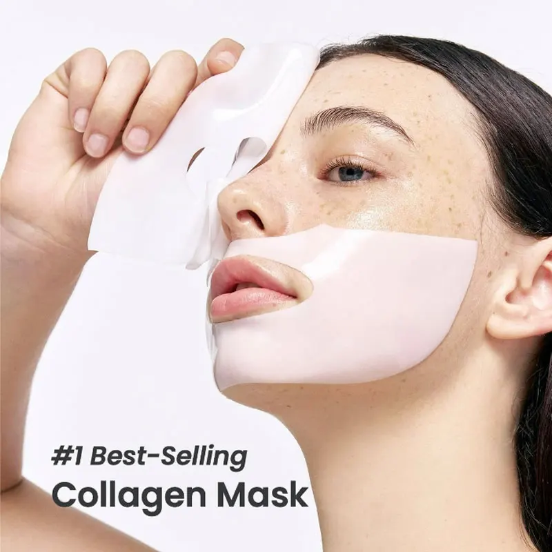 

Collagen Anti Wrinkle Facial Mask Fade Face Fine Line Lift Firm Skin Anti-Aging Moisturizing Brighten Skin Care Korean Cosmetics