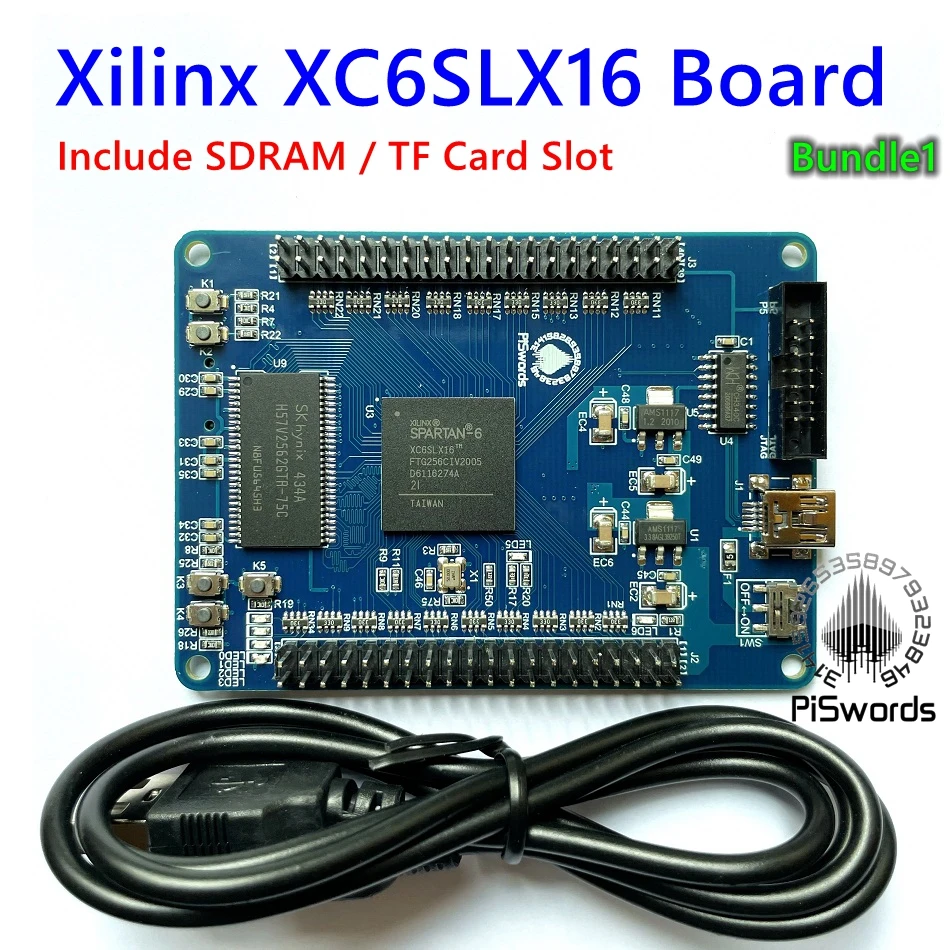 Новейшая Xilinx spartan6 XC6SLX16 Core печатная плата Xilinx spartan 6 FPGA макетная плата с 256 Мбит SDRAM