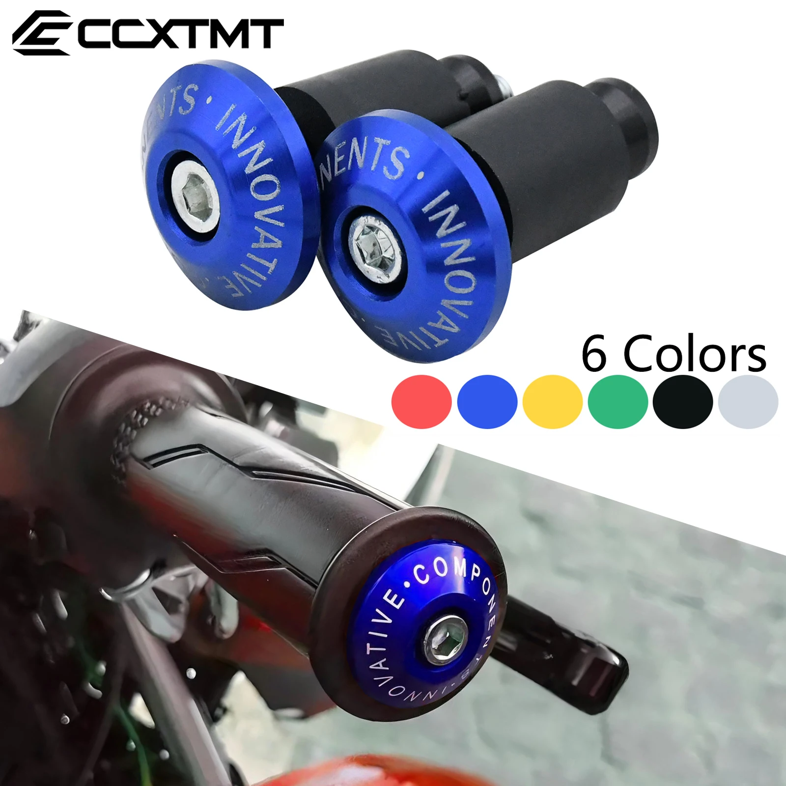 Motorcycle CNC Handle Bar End Cap Handlebar Grips Cap Protection Plug For Yamaha Tracer 900GT 700GT 9GT 7GT Honda BWM KTM Ducati