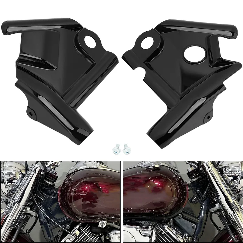 Motorcycle Front Cowl Neck Cover Frame Cover Side Faring Guard For Yamaha Vstar Xvs1100 1100 1999-2009