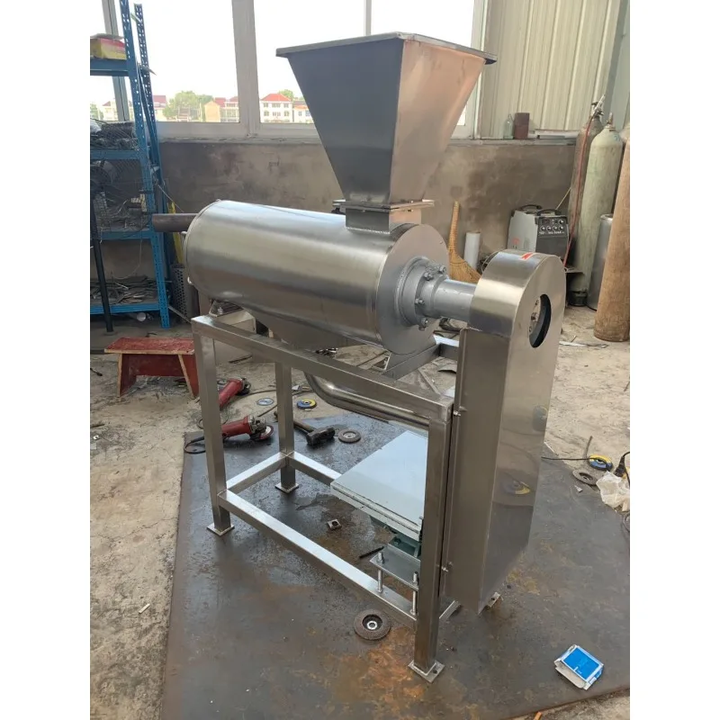 Industrial 500kg/hour Fruit Rotery Pulper mango Strawberry Pulping Machine HJ-CM026