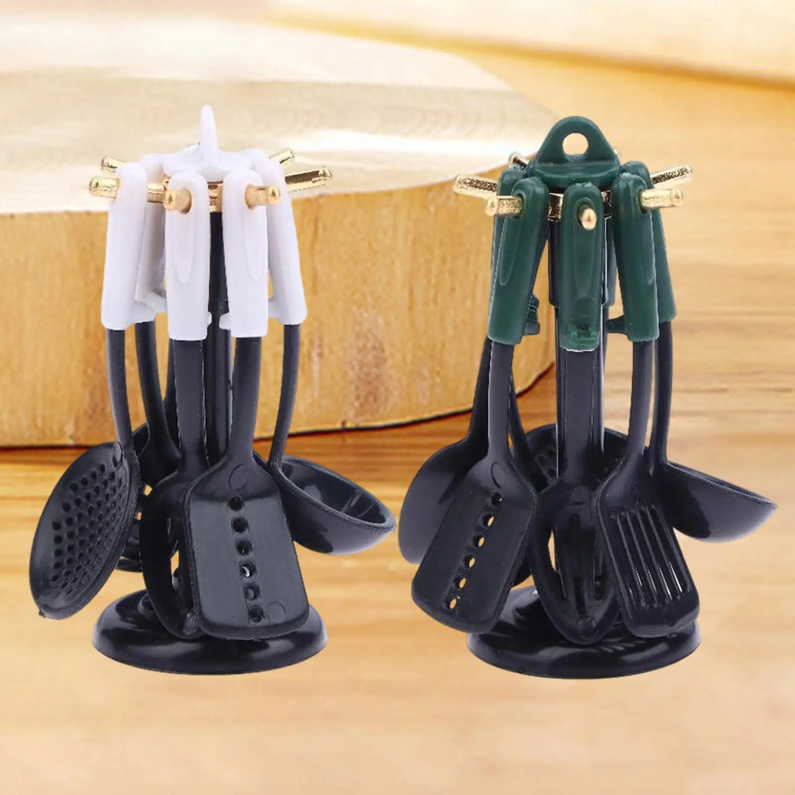 7-delige poppenhuis keuken kookgerei set speelgoed realistische keukengereedschap kit