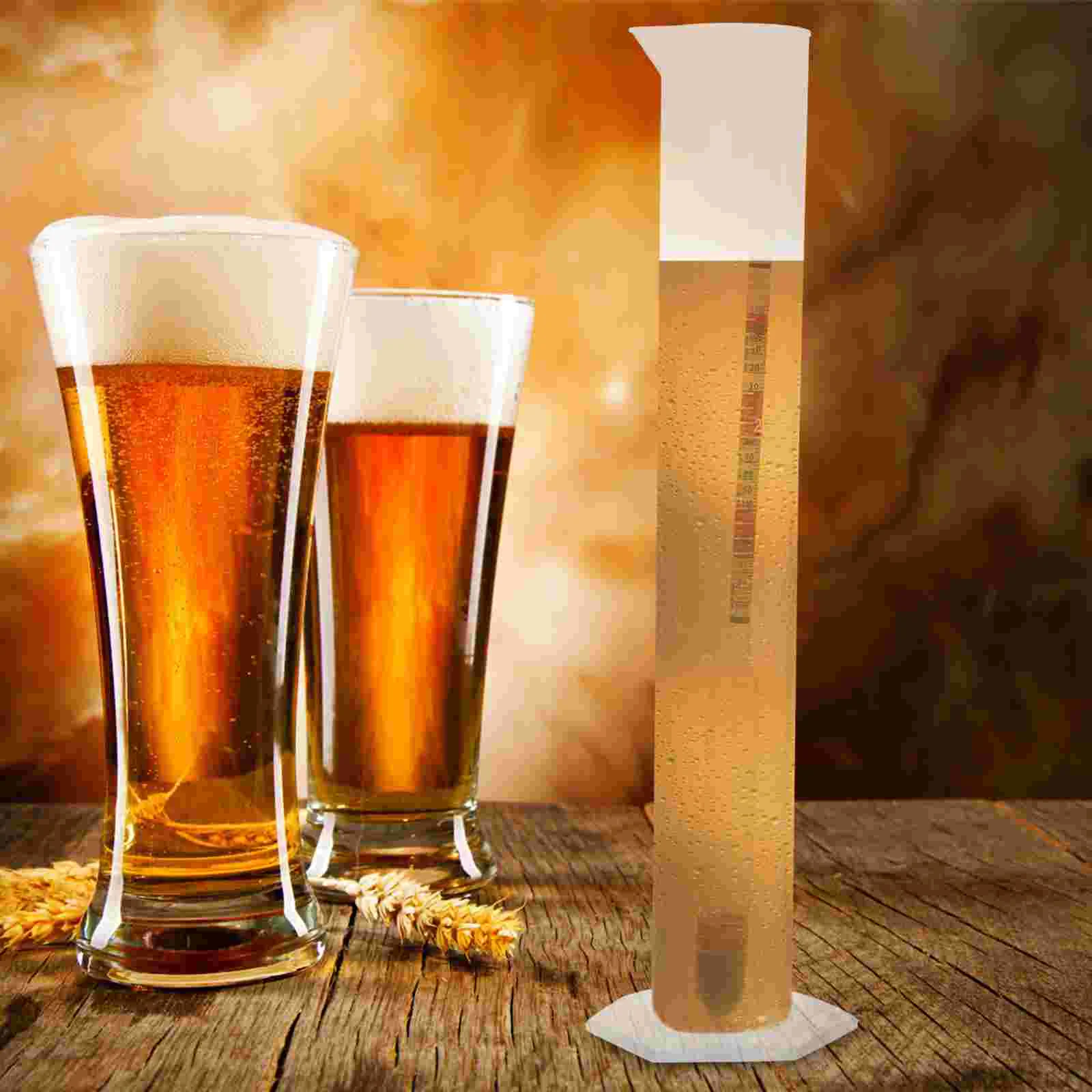 Density Meter Weight Yeast Hydrometer Tester Proofing Measuring Tools for Light Liquid Beer Triple Scale Alcohol Supplies