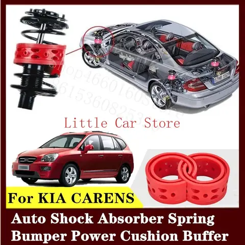 KIA CARENS 용 2PCS 프론트 서스펜션 충격 범퍼 스프링 코일 쿠션 버퍼