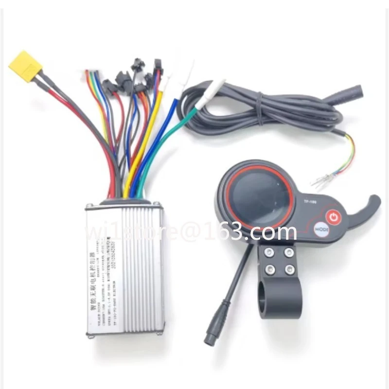 Applicable toElectric Scooter Controller Brushless Speed Driver TF-100 LCD (Motor Type 36v16A (Model B) and 6-pin monitor)