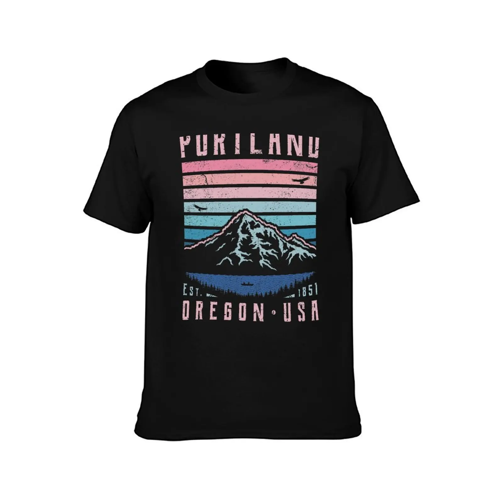 Portland Oregon Retro T-Shirt man t shirt designer T-Shirt