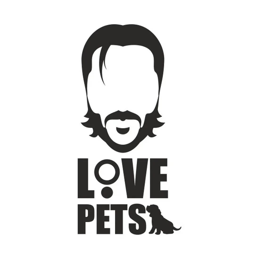 John Wick Love Pets Shirt Be kind To Animals Shirts Funny Keanu Reeves Art T-Shirt women clothing y2k top vintage