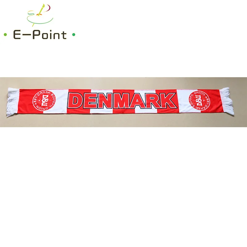 120*17 cm Size Denmark Scarf for Fans Double-faced Printed NA007