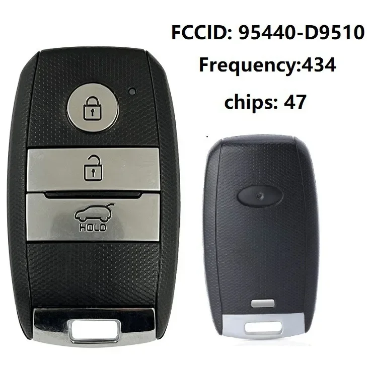 433MHz/FCCID: 95440-C5100/FCCID: 95440-D9510/ID47 Chip Pilot samochodowy do Kia do Hyundai