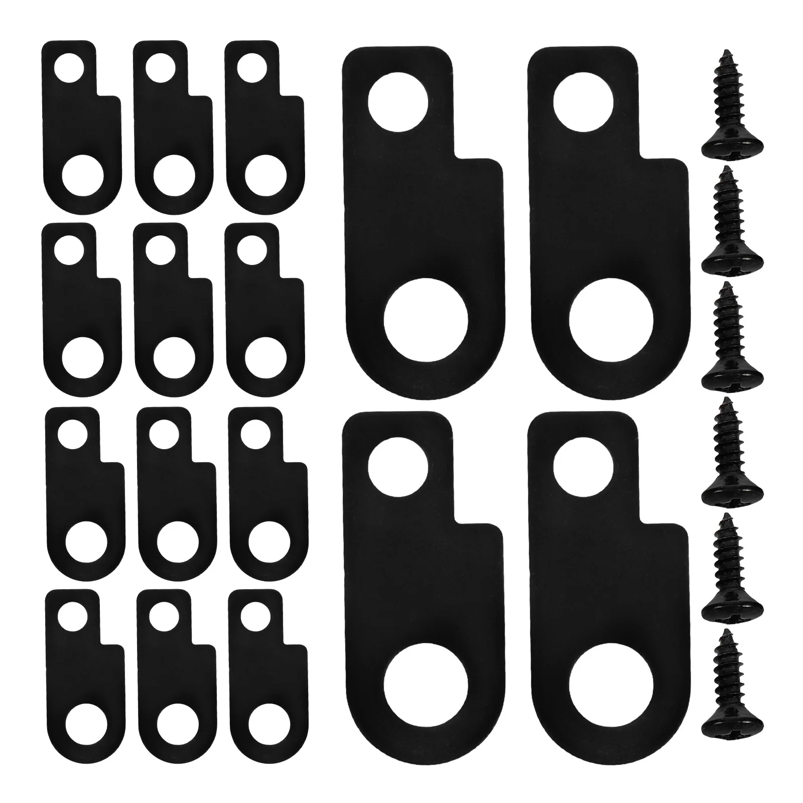 16 مجموعة من دعامات تثبيت دواسة الجيتار الكهربائي، مشابك معدنية مقاومة للتآكل لإعداد لوحة الدواسة الآمنة، مثالية للمرحلة و #3