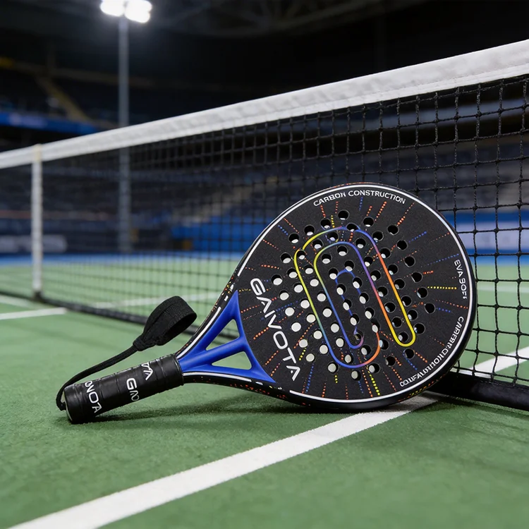 

Carbon fiber material 3K padel racket, balanced multi-scene play design, full OEM private label service for growing sports brand