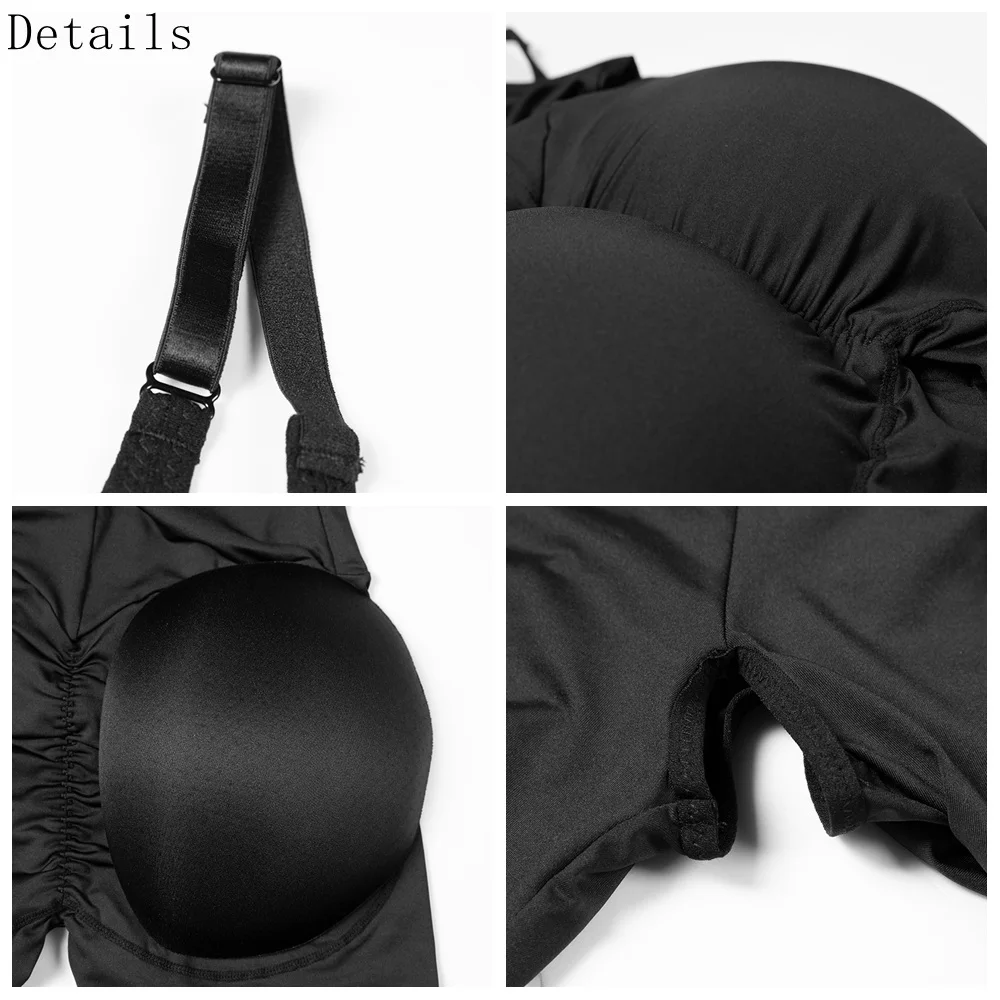 Shapewear Bodysuit for Women Butt Pads Body Shapers Open Crotch Control Panties Slimming Fajas Reductoras Y Modeladoras Mujer