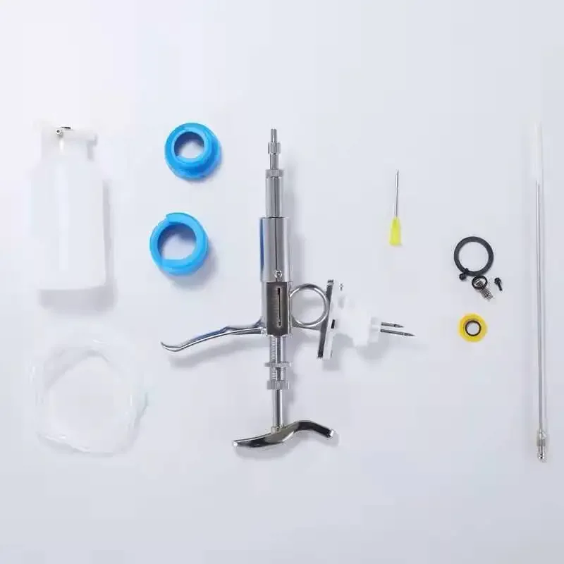 

Mule insertion bottle continuous 5ml syringe, injection vaccine animal husbandry instrument syringe
