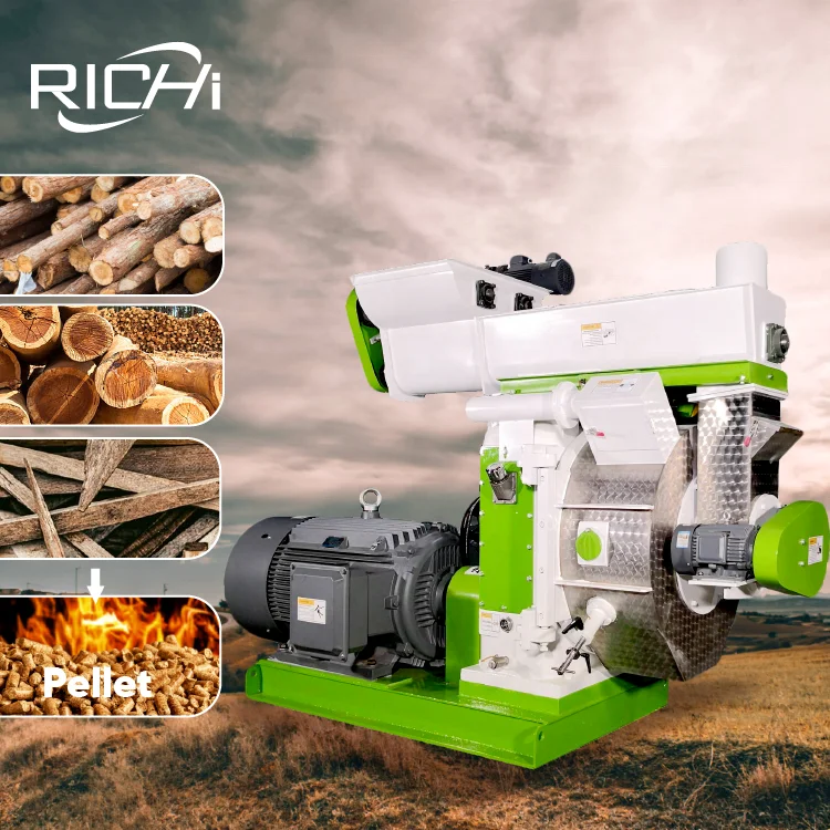 ATV&UTVRICHI Tree Branches Pellet Making Machine - Free Customized Waste Wood Pellet Making Machine Manufacturers in Uganda