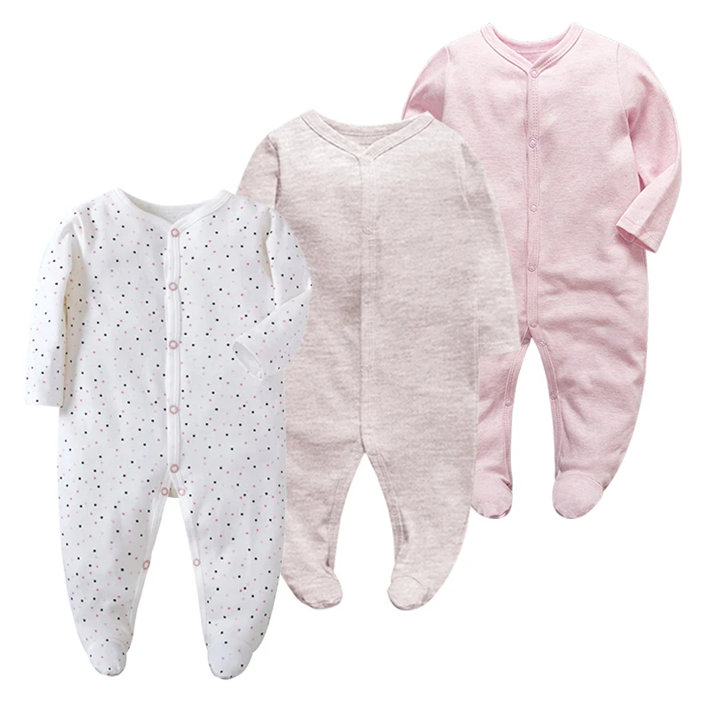 

Summer Newborn Infant Baby Boys Girls Romper Playsuit Overalls Cotton Long Sleeve Baby Jumpsuit Newborn Clothes