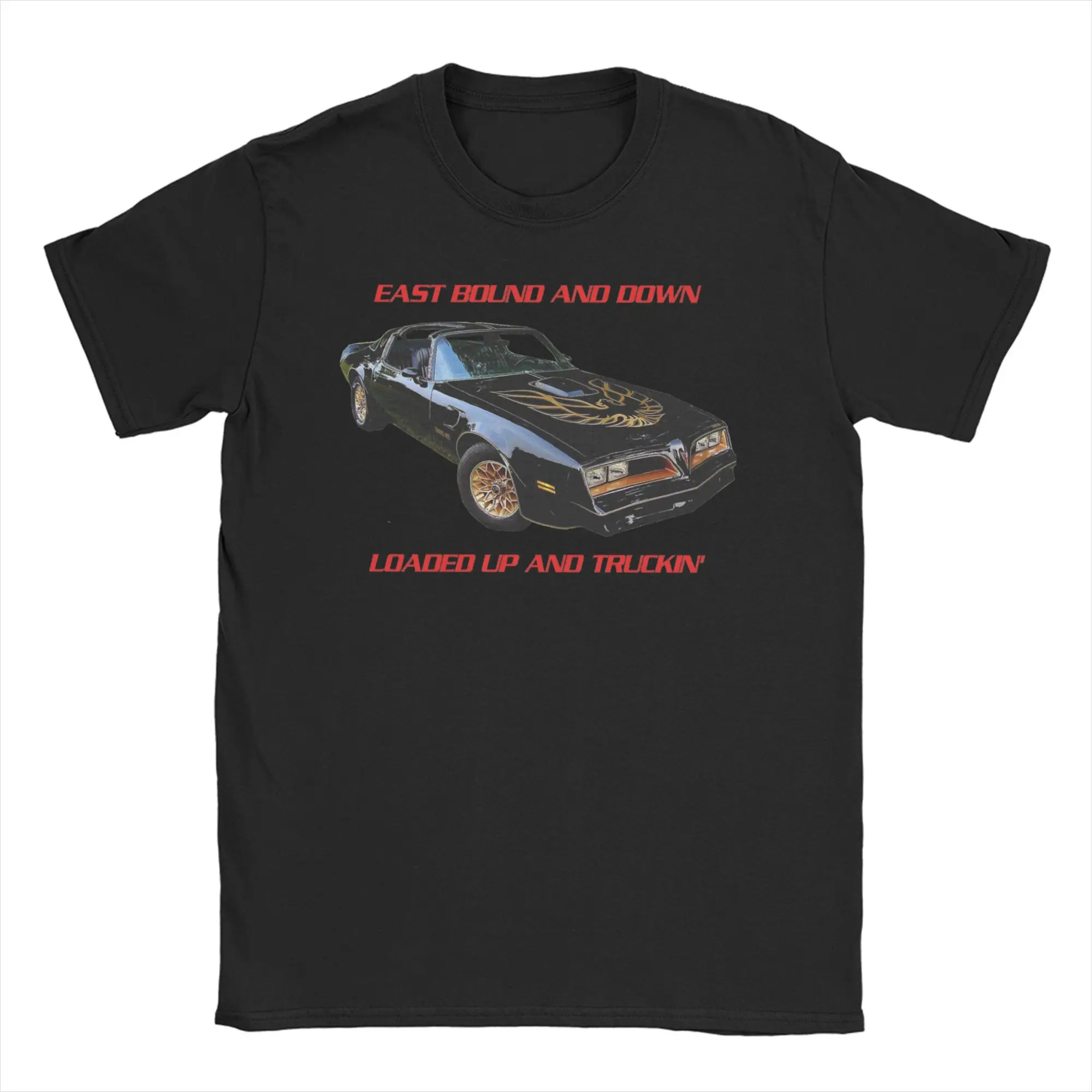 Smokey and the Bandit Trans Am Homage Jerry Reed Burt Reynolds T-Shirt for Men Cotton Tees SortSleeve T Shirt Gift Idea Tops