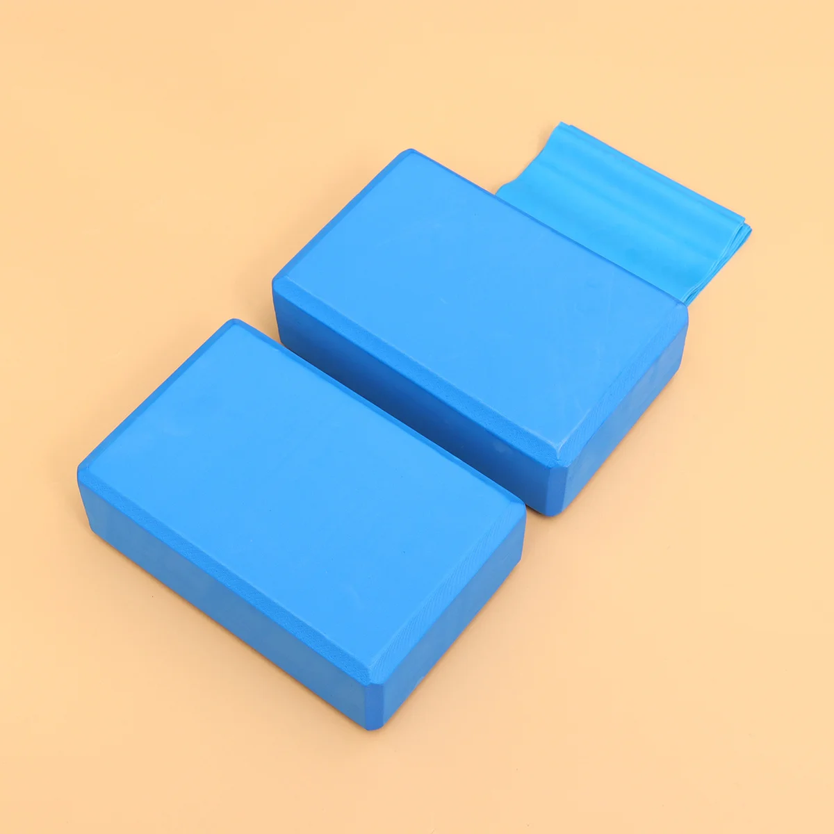 

3pcs Foam Yoga Blocks High Density Lightweight For Stretching Strength Balance Support Pilates Dancing Props Exercise