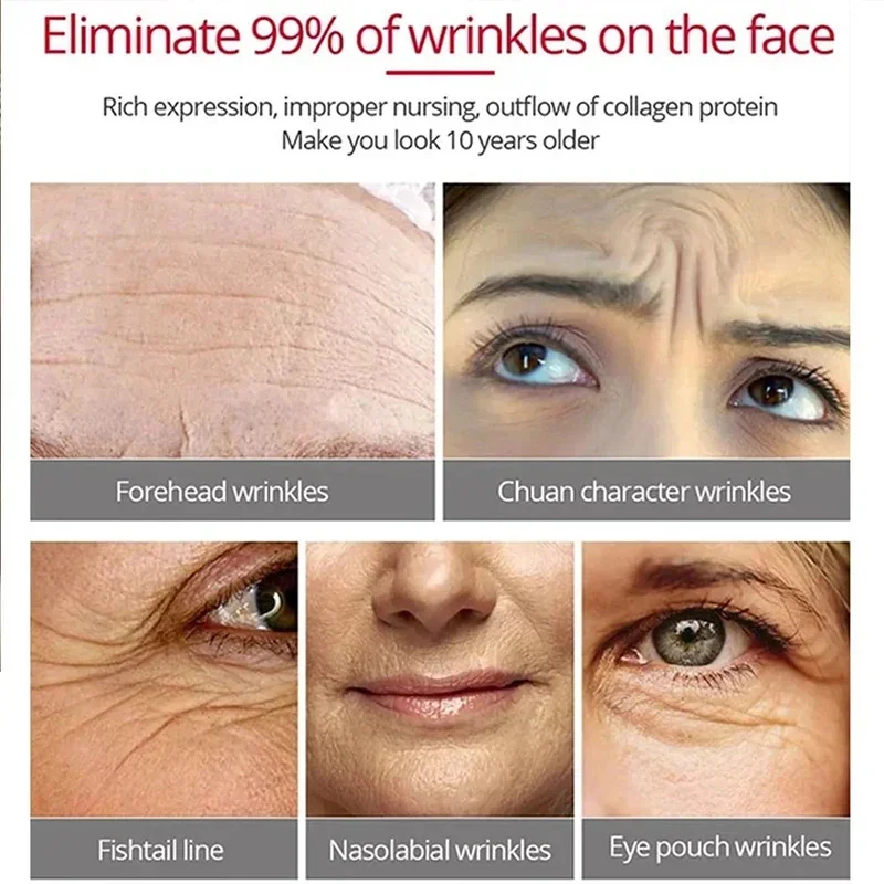 Retinol Anti-wrinkle Cream For Men Collagen Anti-Aging Removal Face & Neck Wrinkle Efficient Moisturize Firming Korean Skin Care