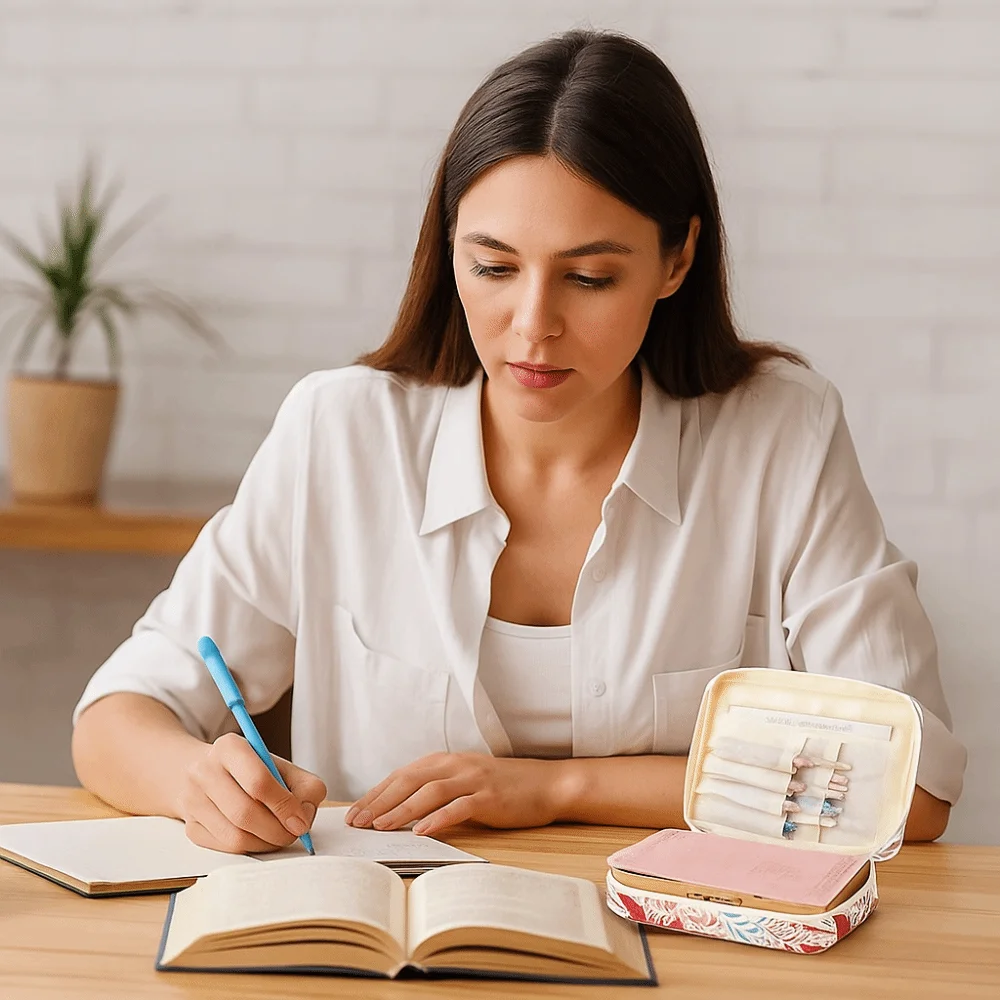 本防塵収納袋花学習バッグキャリングケース収納オーガナイザーポータブル美的ジッパーポーチ学習用品