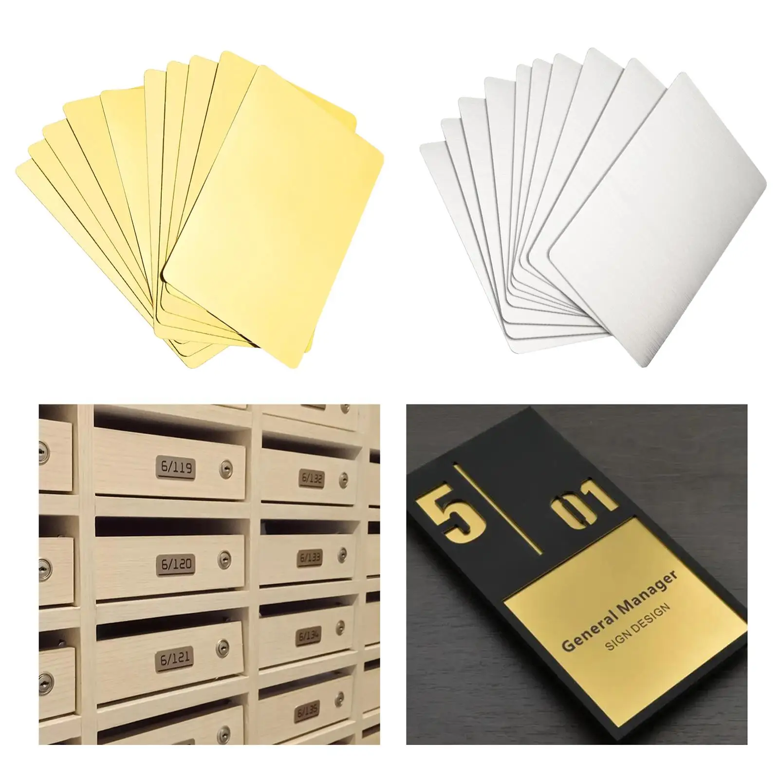 Aluminum Sublimation 15x20cm Heat Press Transfer Plates for Metal Photo Crafting and Nameplate Making