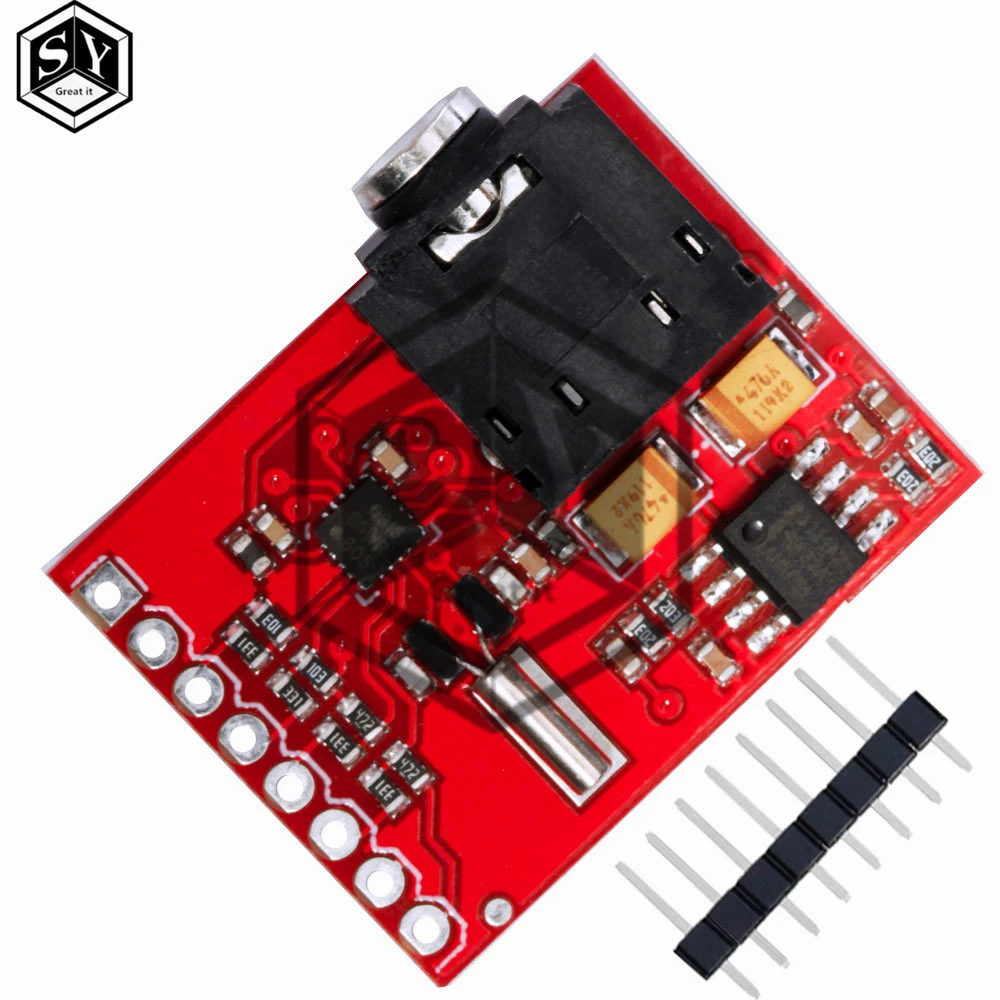 Si4703 RDS FM Radio Tuner Evaluation Breakout Module For Arduino AVR PIC ARM Radio Data Service Filtering Carrier Module