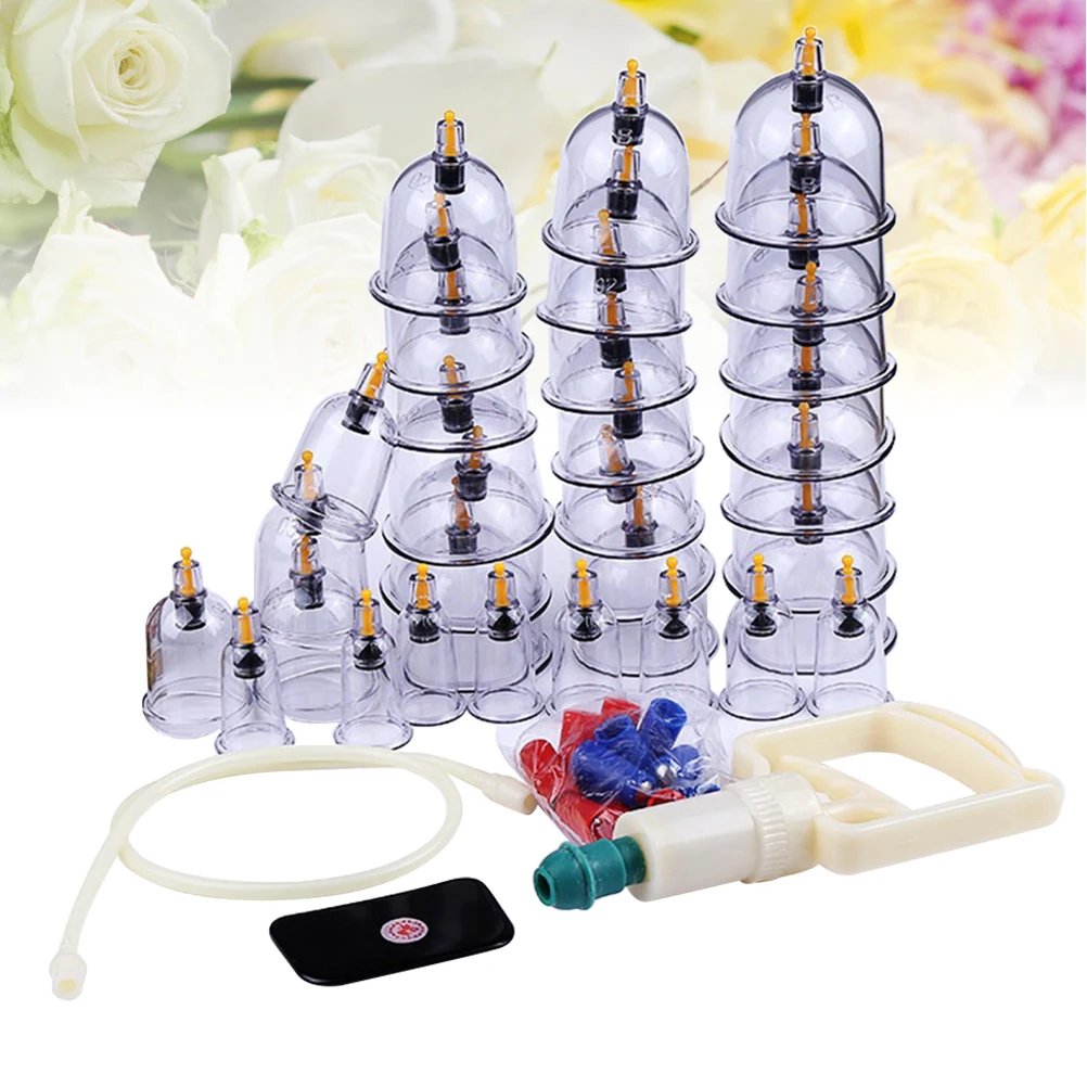 

Magnetic Therapy Cupping Silicone Massage Cups for Muscle Pain Relief Blood Circulation Lymphatic Drainage Suction Accessories