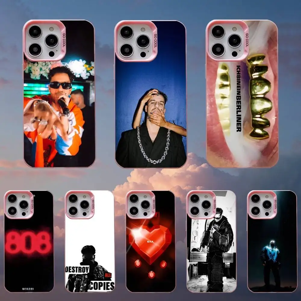 

U-Ufo361 Music Phone Case For iPhone 16,15,14,13,12,11,Mini,Pro,SE,MAX,plus,Pink Matte Silicone Cover