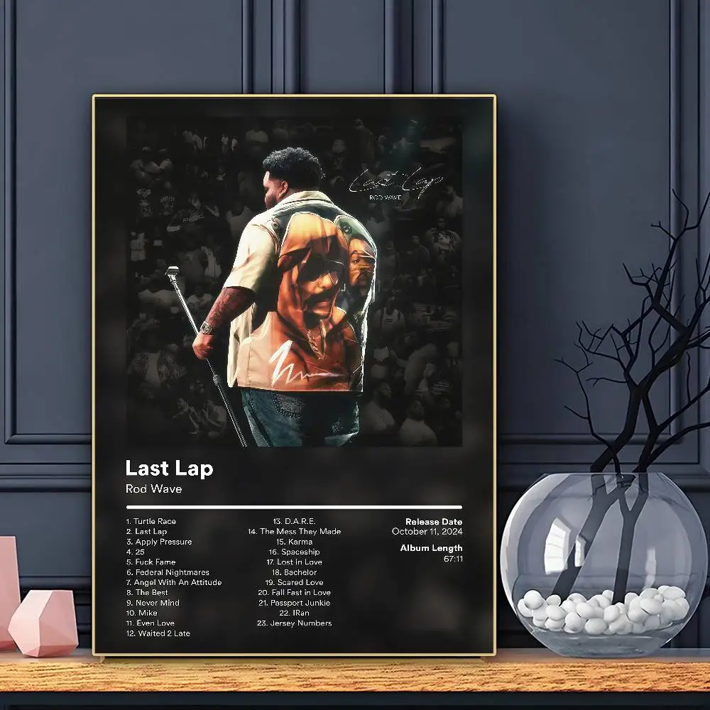 Rapper R-Rod Wave Album Poster HD Posters Home Room Bar Cafe Decor Wall Art Painting Picture