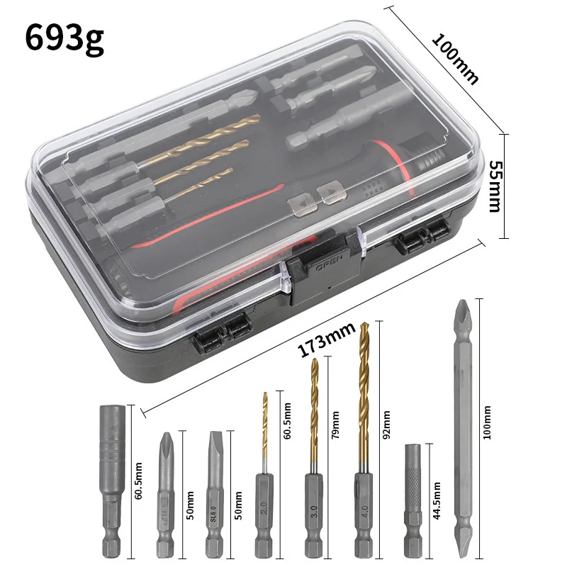 41 in 1 Cordless Rechargeable Electric Precision Screwdriver Kit Brushless Motor Repair Tool Set