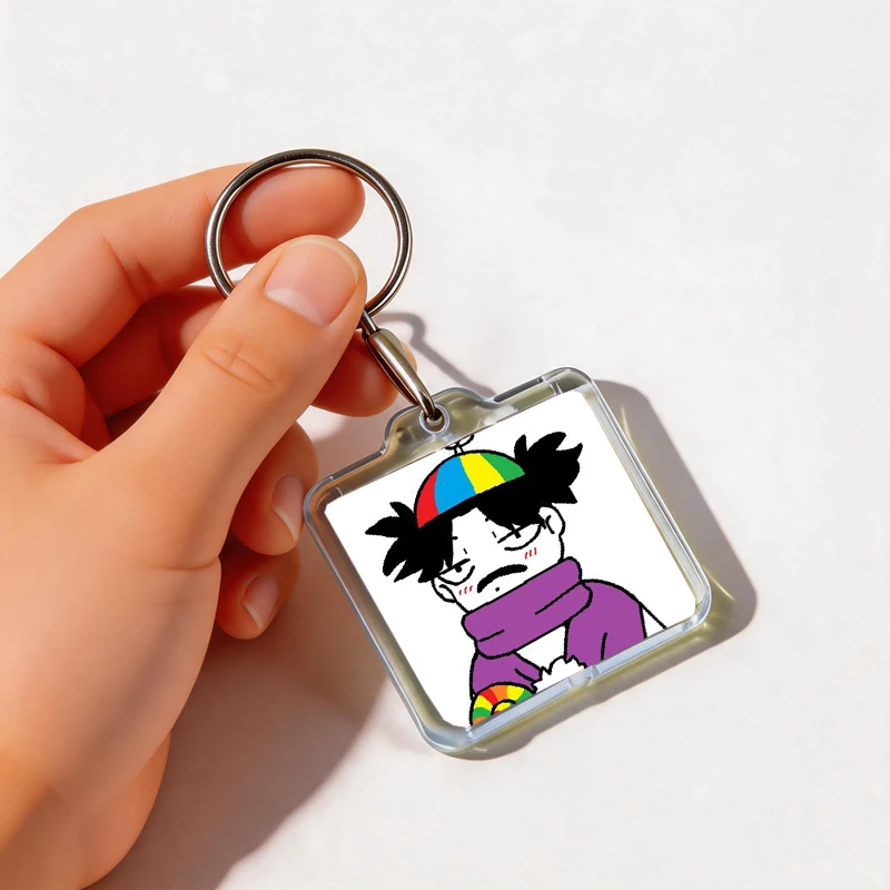 Cool Cartoon Boy Choso Acrylic Keychain Handmade Hanging Ornaments forClothes Backpack Decoration Accessories Gifts with Friends
