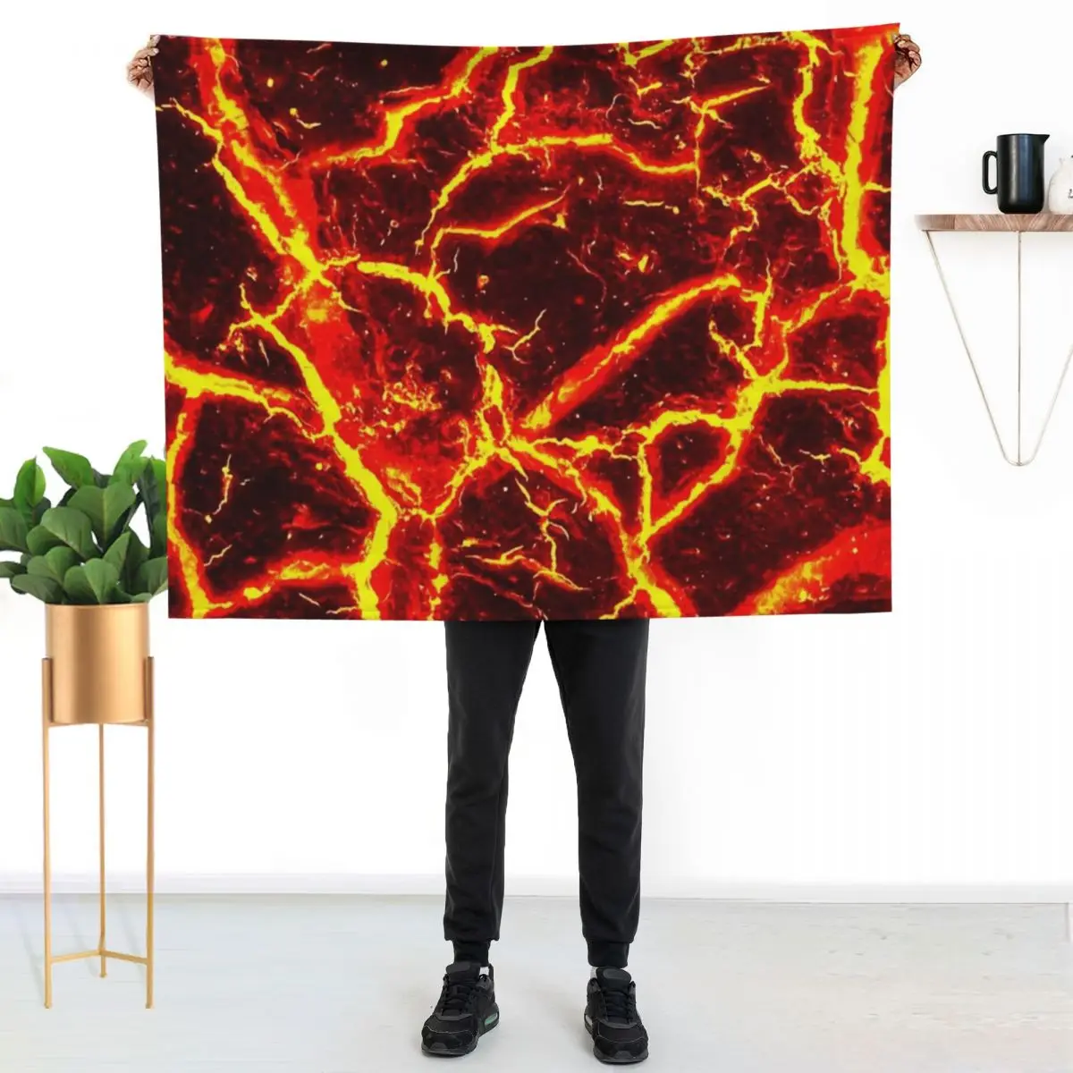

Lava Throw Blanket Luxurious Soft Fuzzy Blanket for Sofa Bed