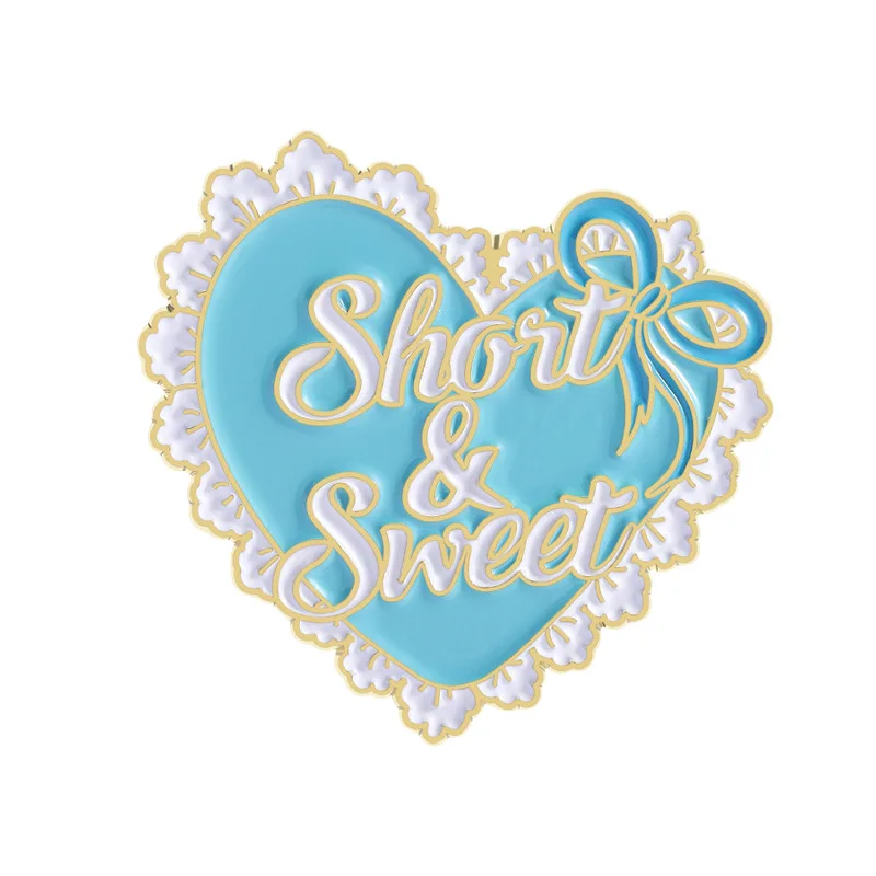 Amor macaron broche ins estilo inglês carta broche pequeno fresco novo estilo versátil colar pino crachá acessórios presente